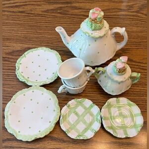 Mini ceramic tea set